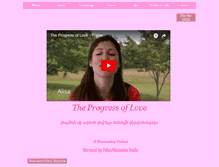 Tablet Screenshot of progressoflove.johnaparks.com